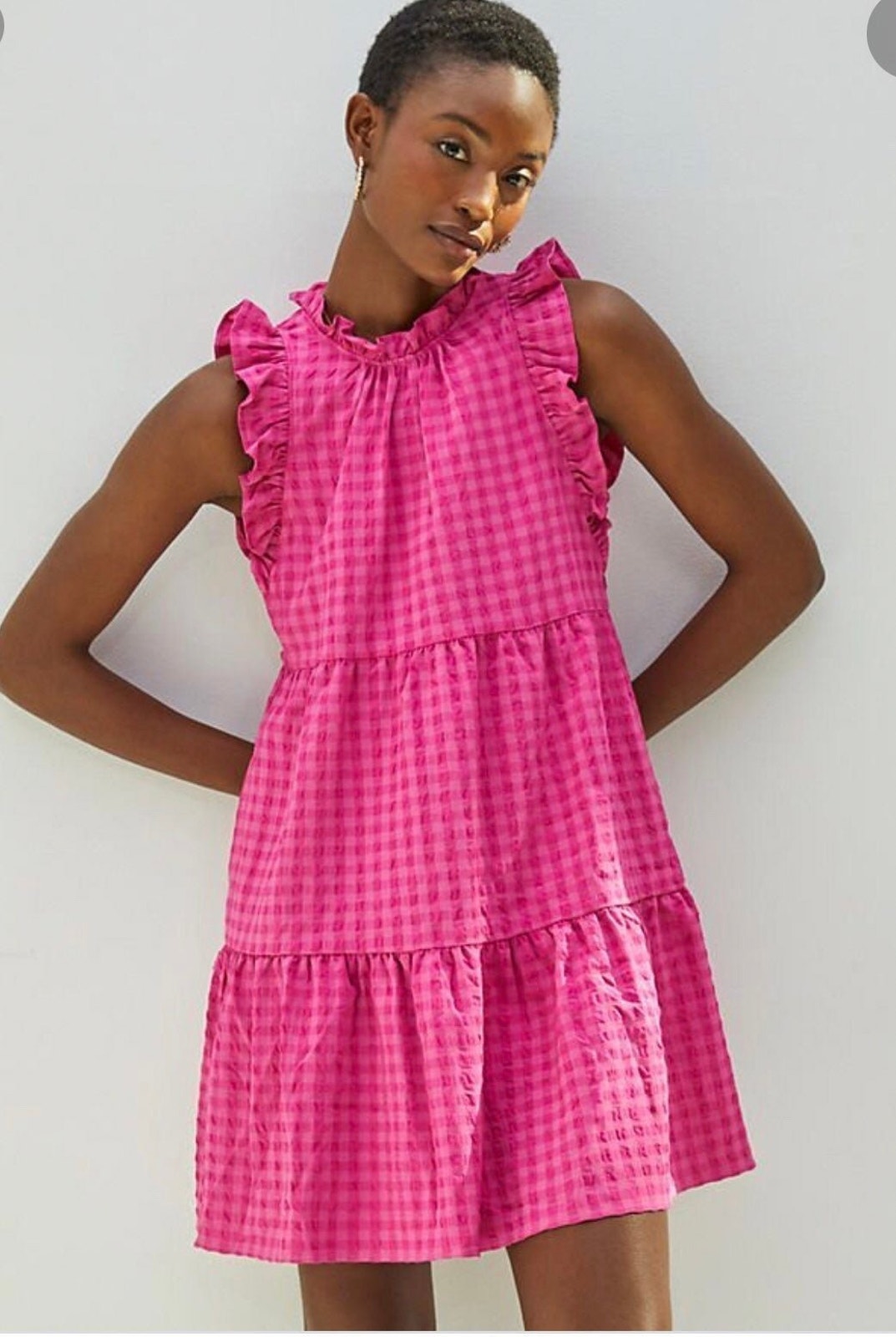 Nwtanthro Maeve Lida Ruffled Mini Dress Szm